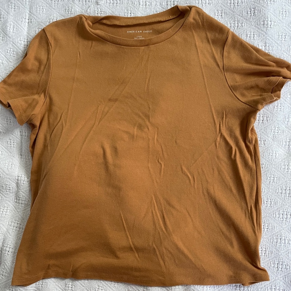 American Eagle, Orange, L, T-shirt
